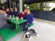 6 - Ken J, Jan & Philip L, Ray & Gerda W, Pam McN & Chief the dog