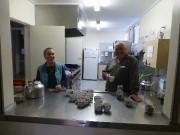 29 - Marie McC & Ken J in the kitchen