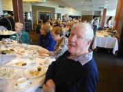 14 - Shirley G, Wilma McL, Pam McN, Rod H tucking in