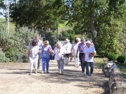2 - Some of the group walking to the homestead