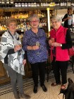 12 - Mary S, Lynda R & Rosalie O having a tipple before lunch