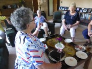 3 - Lynda R & her birthday cake, Rosalie O, Marg H
