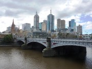 P1050662 Melb Skyline and Princes Bridge